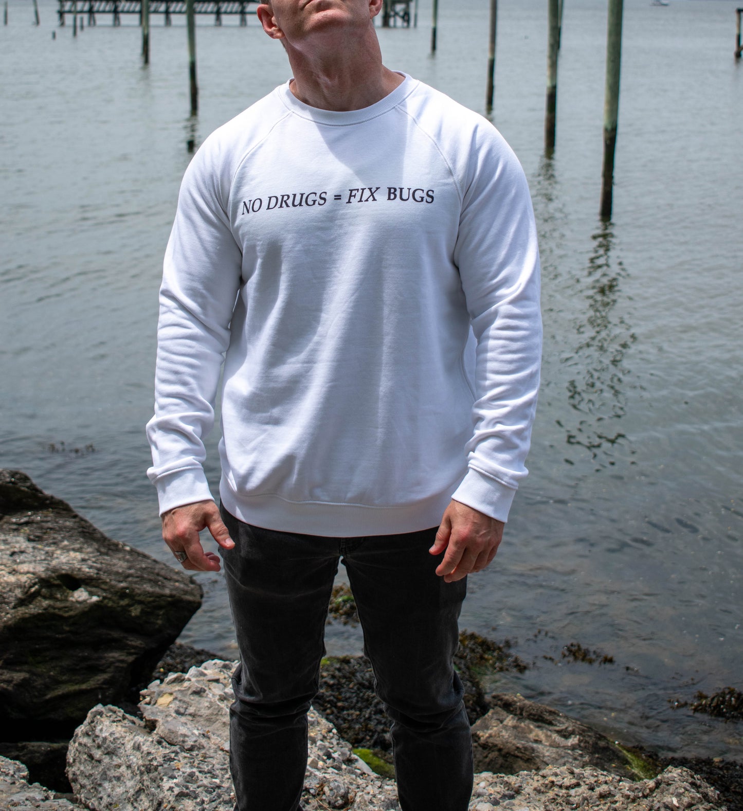 "No Drugs = Fix Bugs" Sweatshirt